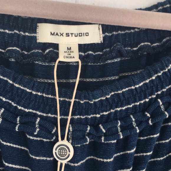 Max Studio Off The Shoulder Jumpsuit - Picture 8 of 12